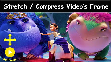 PotPlayer: Stretch or Compress Video Frame (Horizontal or Vertical)
