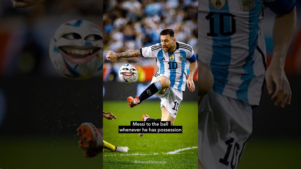 A Messi and Football love story | Manish Kharage #shorts