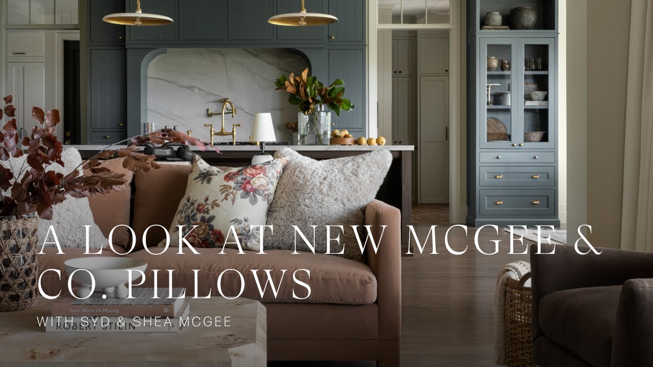A Look At New McGee & Co. Pillows with Syd & Shea McGee YouTube