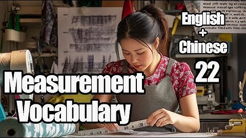 5 Minute English Lesson with EASY Vocabulary | Measurement Words | Chinese Translations