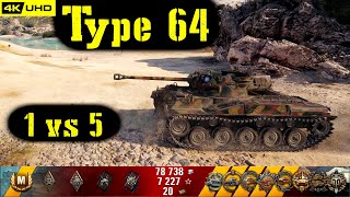 World of Tanks Type 64 Replay - 6 Kills 3.3K DMG(Patch 1.6.1)