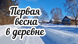 Первая весна в деревне 🏠 Готовлюсь, строю планы💫