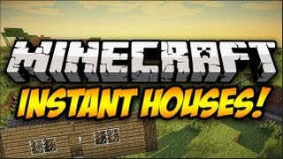 Minecraft: INSTANT HOUSES! | Mod Showcase