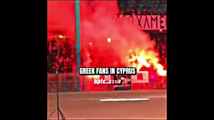 Cypriot fans 🇨🇾🇨🇾 vs Greek fans 🇬🇷🇬🇷 | apfc_zone on tiktok