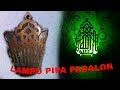 Lampu hias dinding pipa pvc bismillah Keren