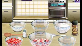 Trò chơi nấu ăn cách làn bánh đại hoàng cùng đầu bếp Saras screenshot 3