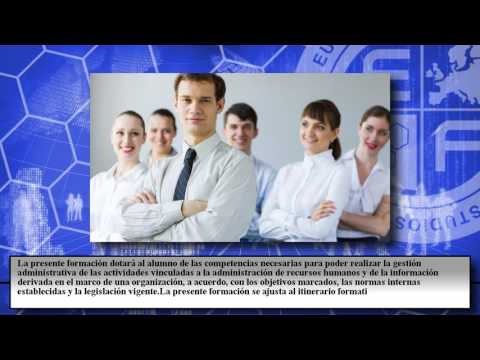 Adgd0208 Gestion Integrada De Recursos Humanos A Distancia - Cursos Online