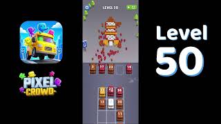 Pixel Crowd Level 50 Walkthrough | Full Gameplay Solution | Go Answer