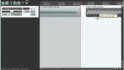 Using REAPER to Edit Timing Mistakes