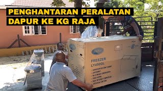 Penghantaran Peralatan Dapur ke Usahawan Roti Canai Frozen