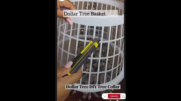 Diy tree collar #christmas