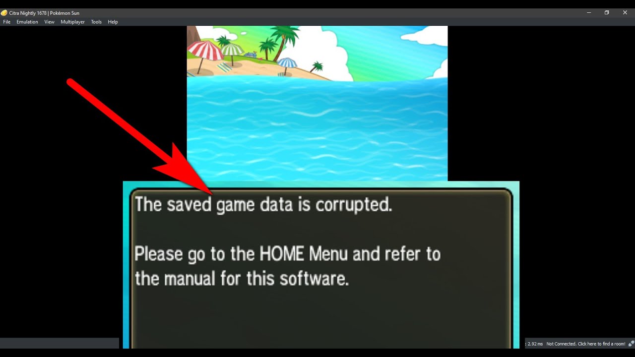 Citra does not detect the save file I have in the game inazuma
