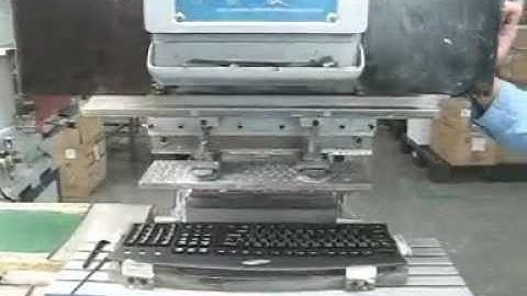Computer keyboard pad printer with big printing are