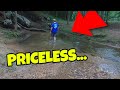 HIS FIRST!!! PRICELESS ANTIQUE BOTTLES AND RIVER TREASURE SEARCH IN THE DEEP SOUTH!