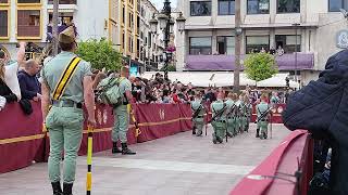 Legión Española en Algeciras. Plaza alta. 2022