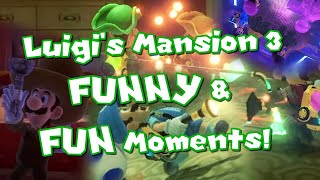 Luigi's Mansion 3 Funny and Fun Moments
