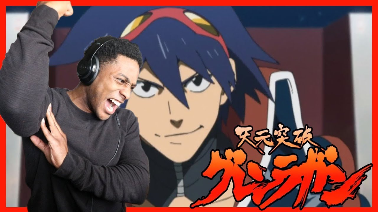 Grit Those Teeth! | Gurren Lagann Ep 22,23 | Reaction - YouTube