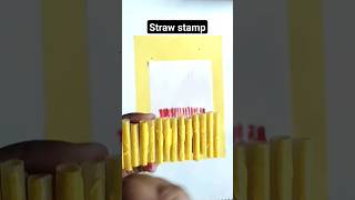 stamp making | DIY stamp #stampmaking #youtube  #diy #stràw #cardboarddiy #shorts #viral #trending