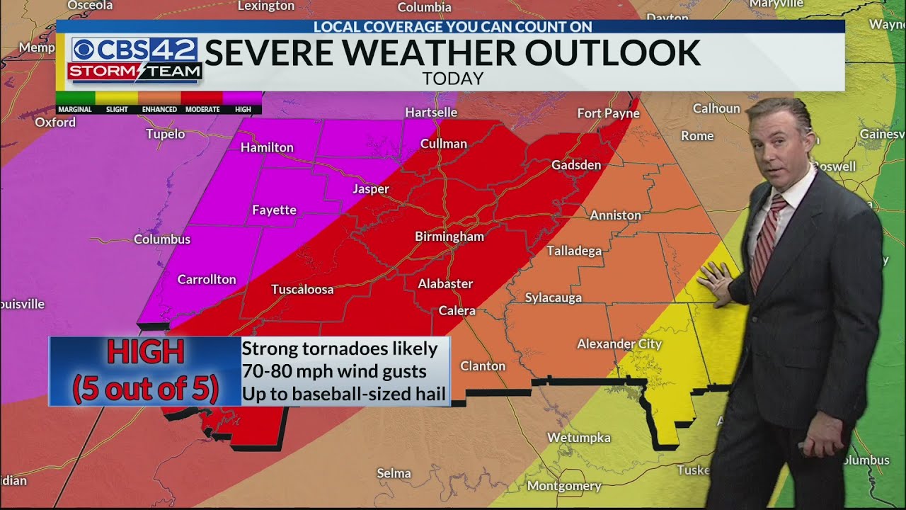 Severe Storms Likely | 3/25/21 - YouTube