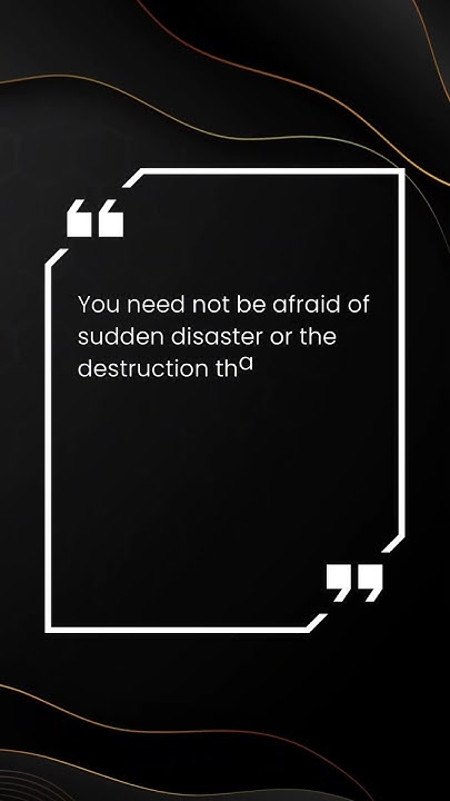do-not-be-afraid-of-disaster-proverbs-3-25-26-niv-bibleverse-youtube