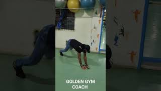 Golden Coach&#39;s @goldenfitnesshub  Innovative Workout: Modified Pushup with Wall Running! 🔥