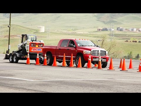 Trailer Tow Obstacle Course - Day 2 of 2015 Diesel Power Challenge!