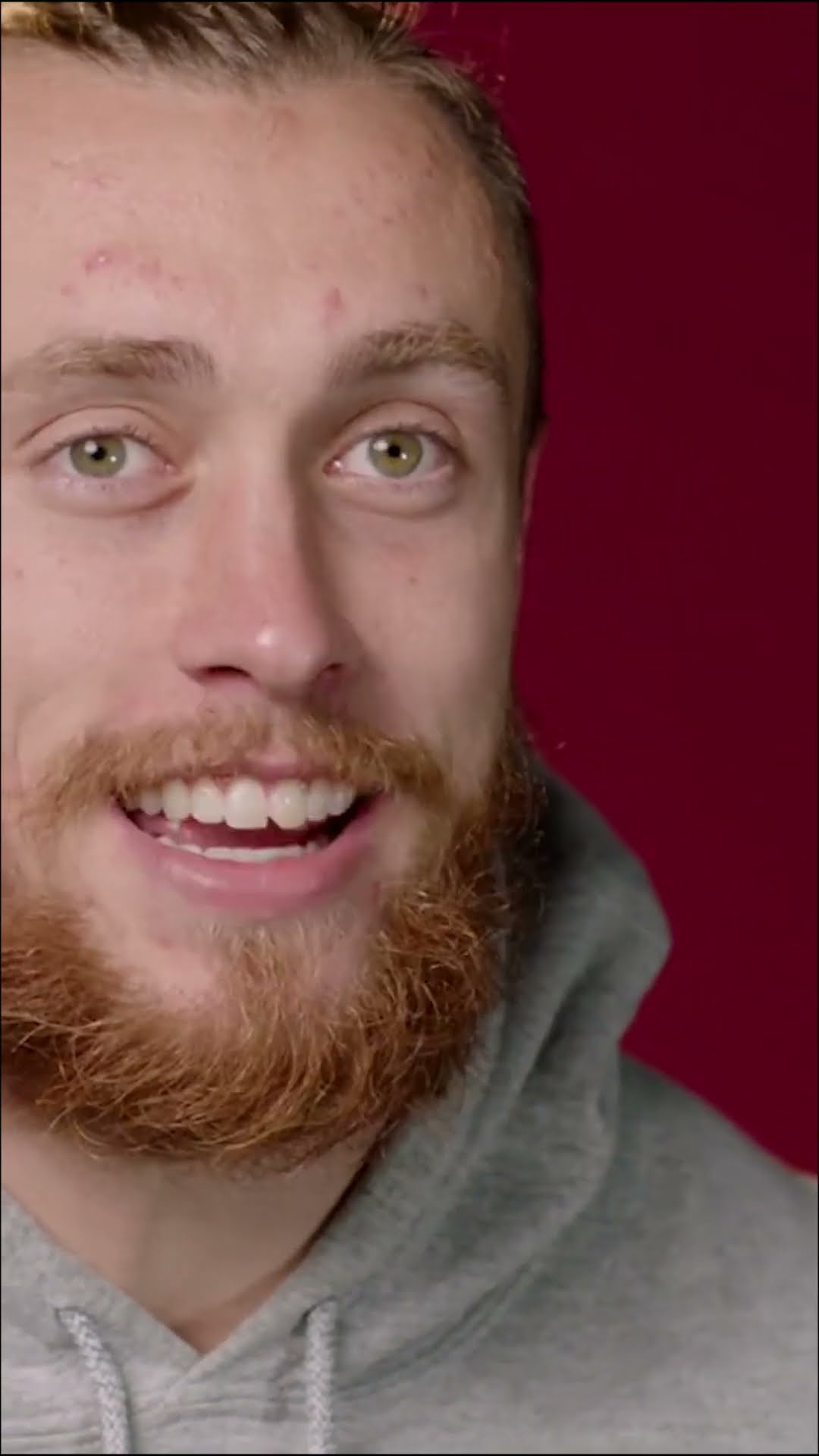 Kittle just wants to run out with his friends ?