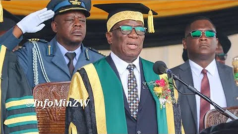 Mnangagwa Presides Over The GZU Graduation Ceremony.