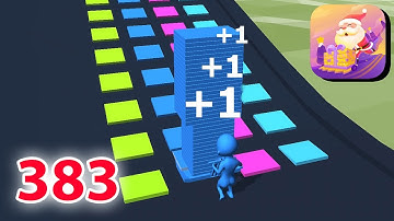 Stack Colors - Level 383 - NEW GAME - New Update Gameplay Walkthrough - All Level (iOS, Android)
