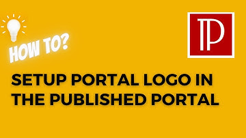 How-to setup Portal Logo in the published portal