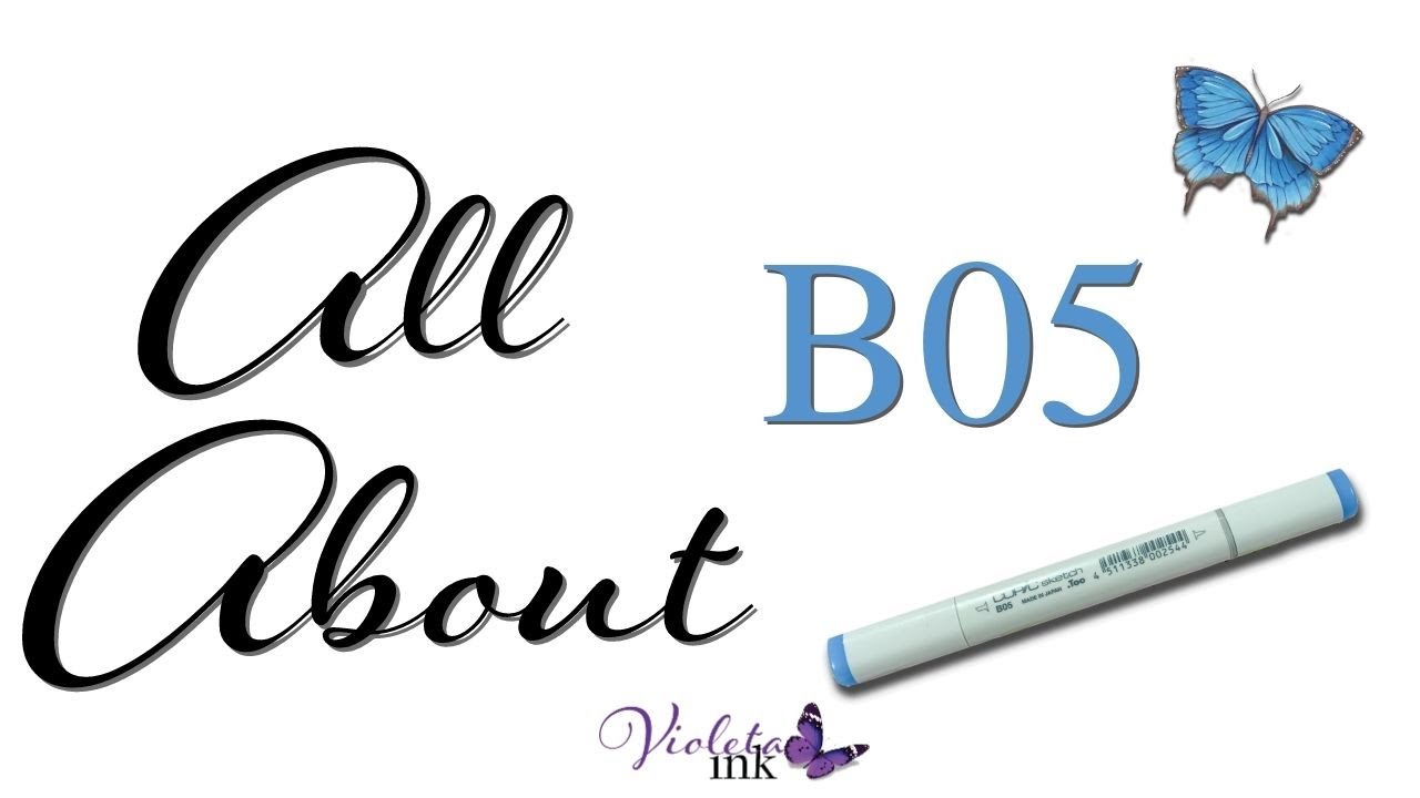 All About Copic Marker B05 |  Violeta-Ink.com