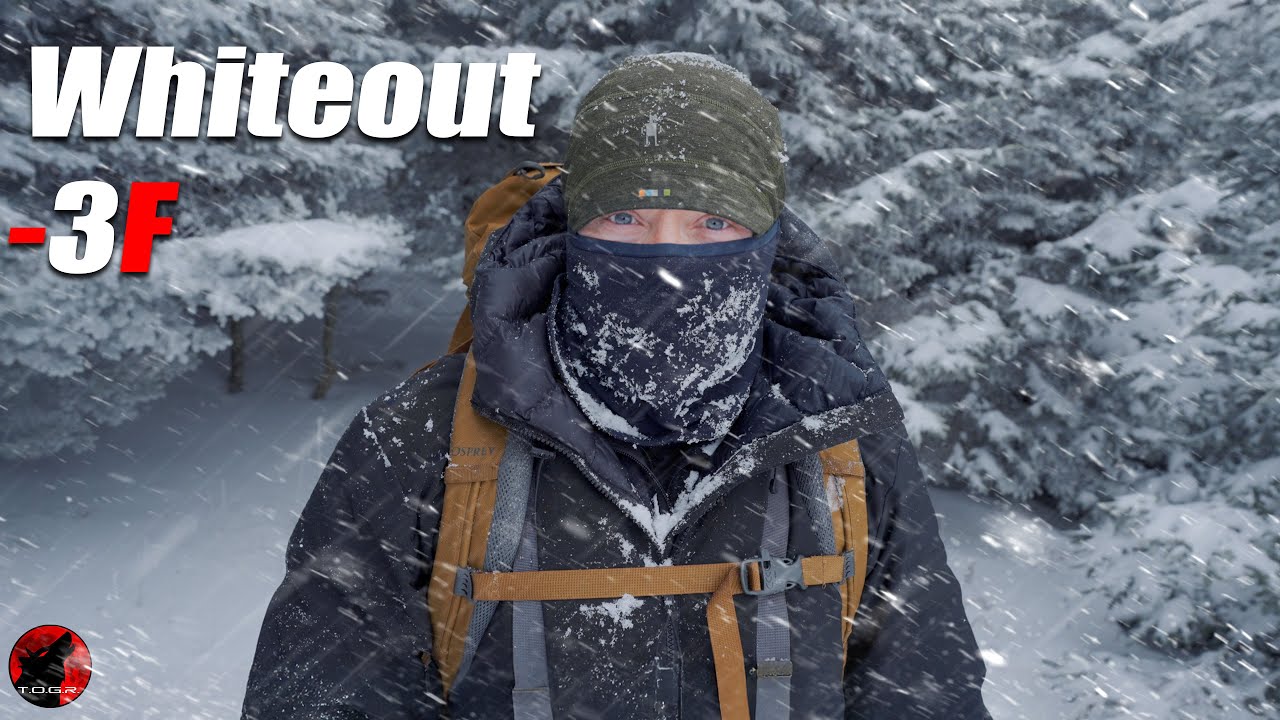 Winter Storm Warning w/ Blizzard Conditions - Camping in Heavy Snow ...