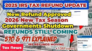 🚨 2025 IRS Tax Refund Update: New Refunds Approved, IRS Shutdown, Transcripts, Delays, Closures