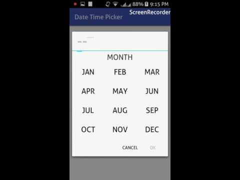 Android Datetime picker material design