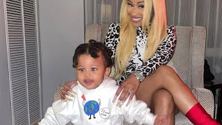 Nicki Minaj And His Adorable Son Papa Bear Cute Moments #nickiminaj #papabear