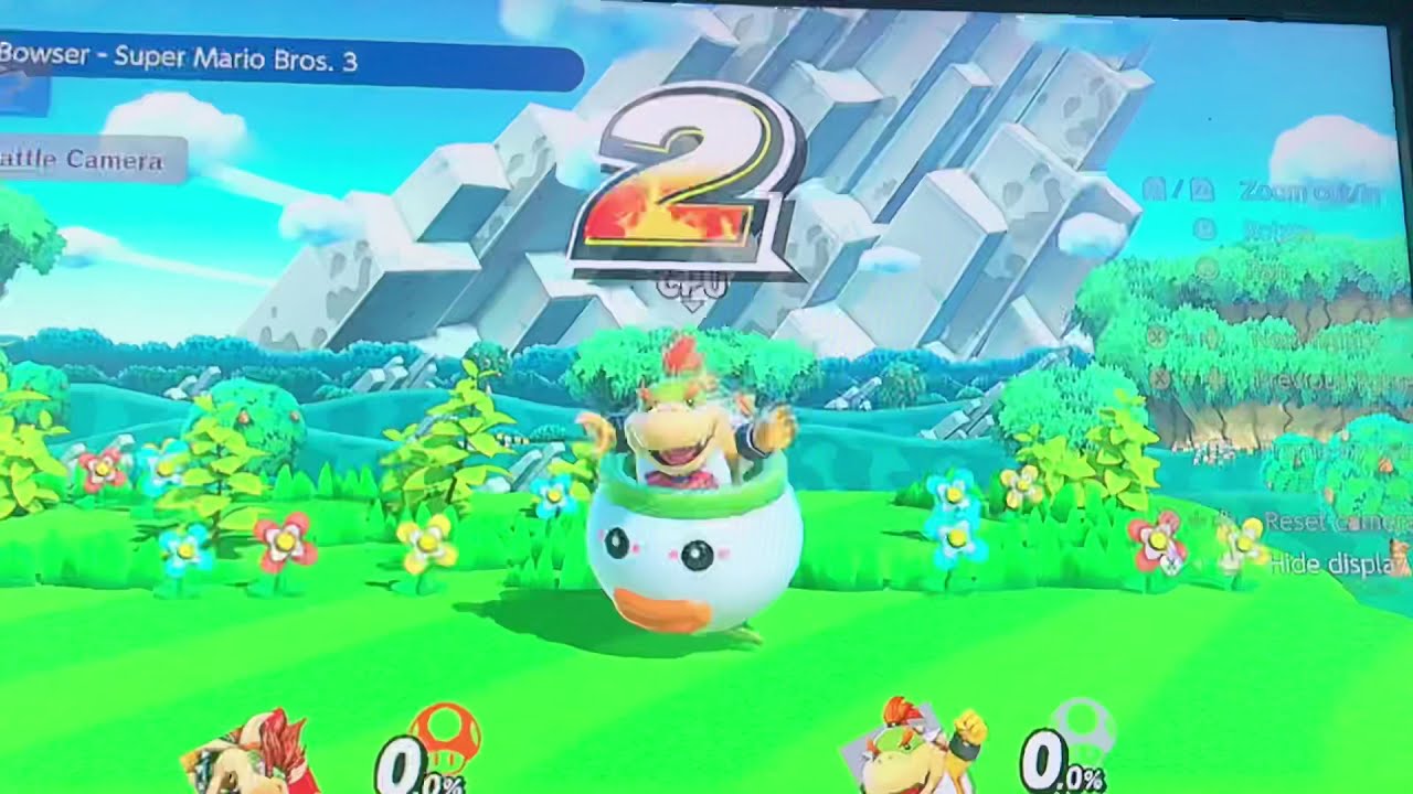 Bowser VS Bowser Jr In Smash Ultimate - YouTube