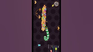 Wormate.io Little Worm Trolling 😈 #shorts #wormate #wormszone #snakeio #troll #androidgames