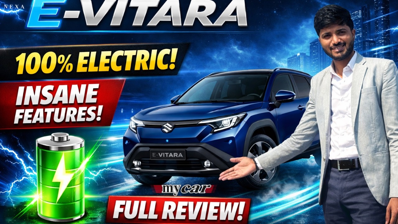 New Maruti Suzuki E Vitara EV Review | 5-Star Safety, Range, Features | Full Details | My Car