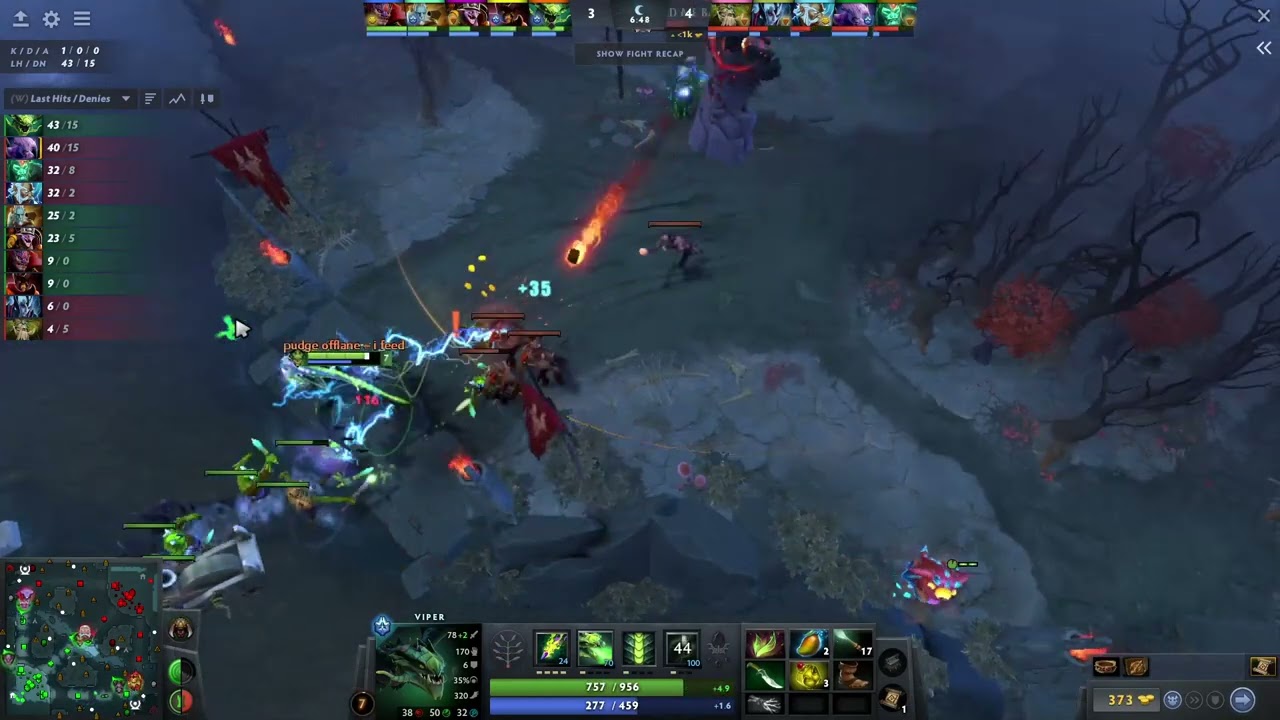 Как играть на центральной линии viper (Mo13ei) против zeus - Dota 2