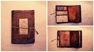 In this video im making a really old vintage looking journal:)