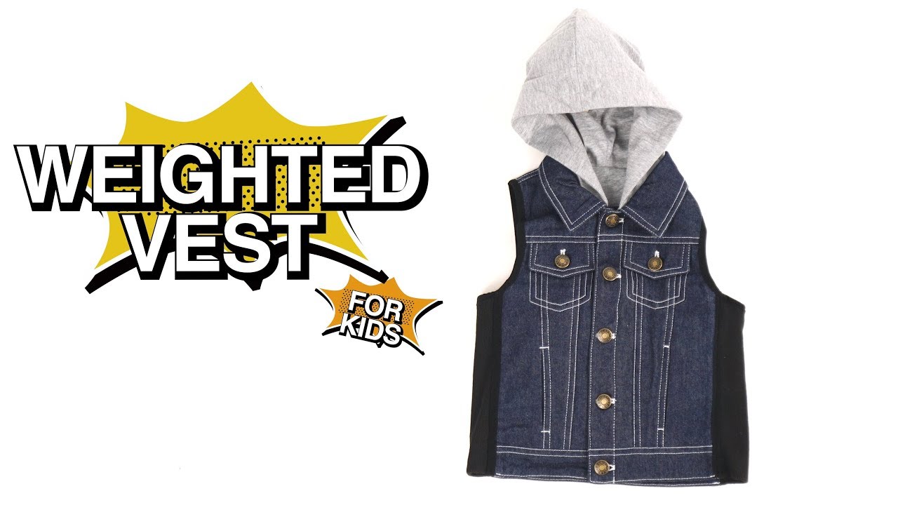 Stretch Denim Weighted Vest  Weighted Vests for Kids with Special Needs