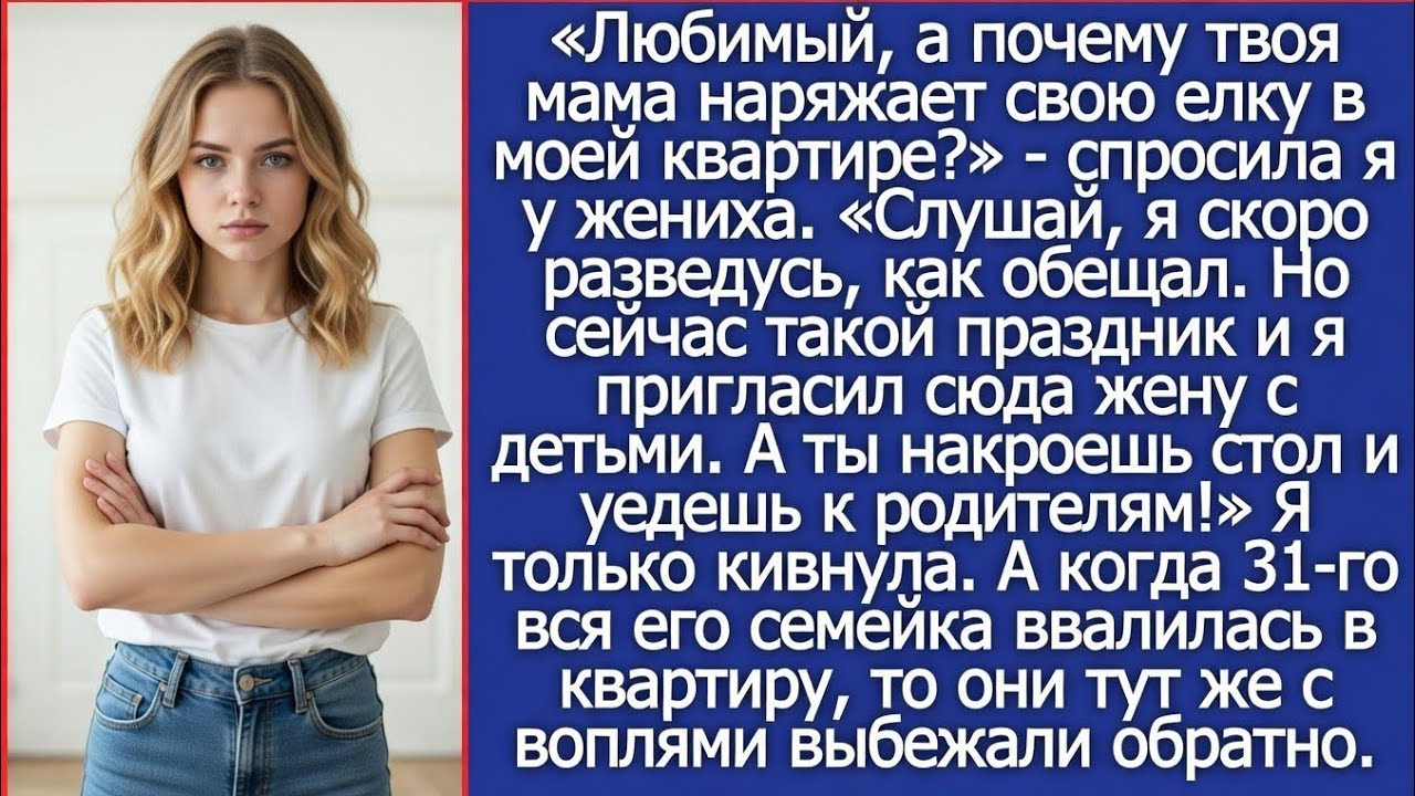 Любимый, а почему твоя мама наряжает свою елку в моей квартире?» - спросила я у жениха.