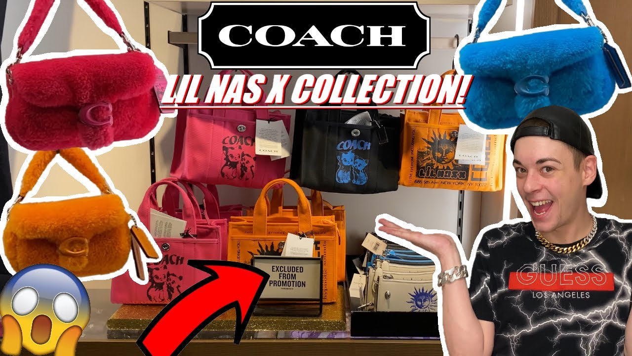 LIL NAS X COACH DROP.. At Coach Outlet? *SHOP WITH ME* - YouTube