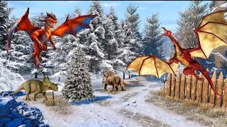 Dragon Simulator 3D - Dragon VS Dinosaurs - Android GamePlay screenshot 5