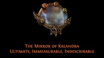 Path of Exile "Mirror of Kalandra" drop sound from Shaper
