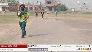 Live Cricket Match | Super Strikers vs Indirapuram Heat | 17-May-24 06:21 AM 20 | TENNIS CRICKET LEA