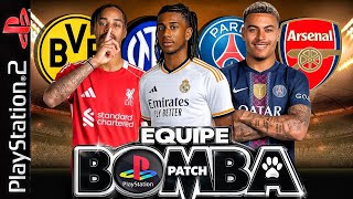 🚨 NOVO! BOMBA PATCH 2026 VERSÃO (PS2) ISO NOVOS KITS, ELENCOS E MERCADO DA BOLA ATUALIZADO 