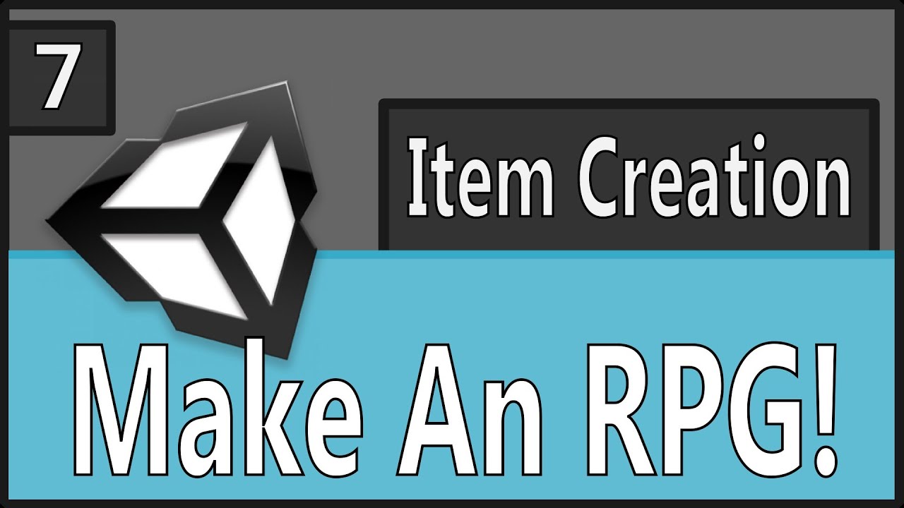 Make An RPG Episode 7 : Item Creation Final Part [Unity, C#] - YouTube