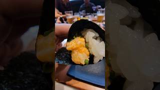 We ate this many hand rolls to get full #sushi