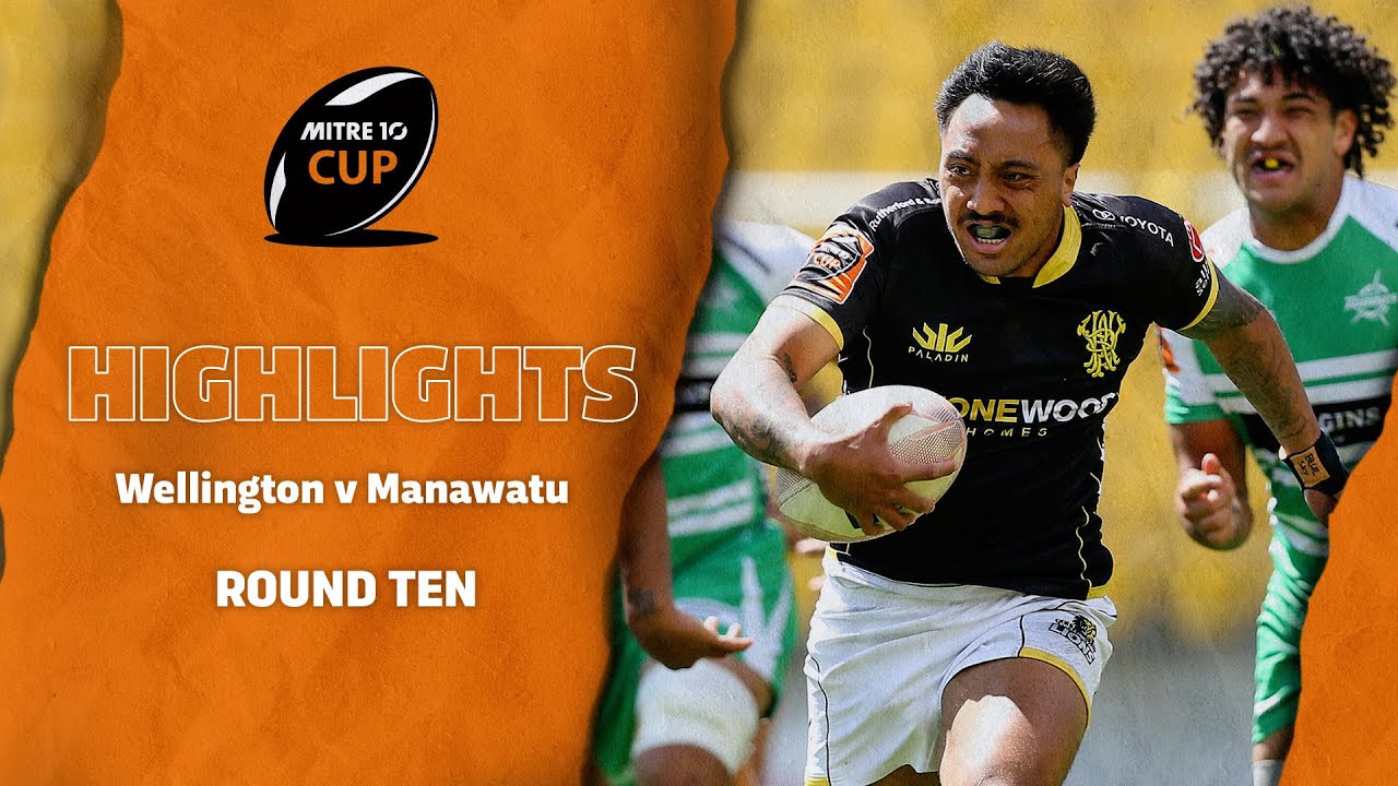 ROUND 10 HIGHLIGHTS Wellington v Manawatu (Mitre 10 Cup 2020) YouTube